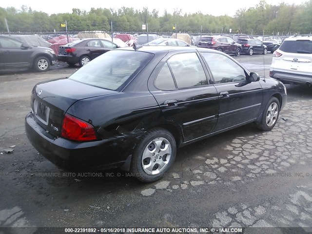 3N1CB51D86L589030 - 2006 NISSAN SENTRA 1.8/1.8S BLACK photo 4