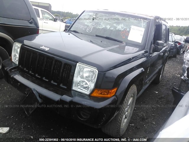 1J8HG48K26C244096 - 2006 JEEP COMMANDER 黑色 照片 2