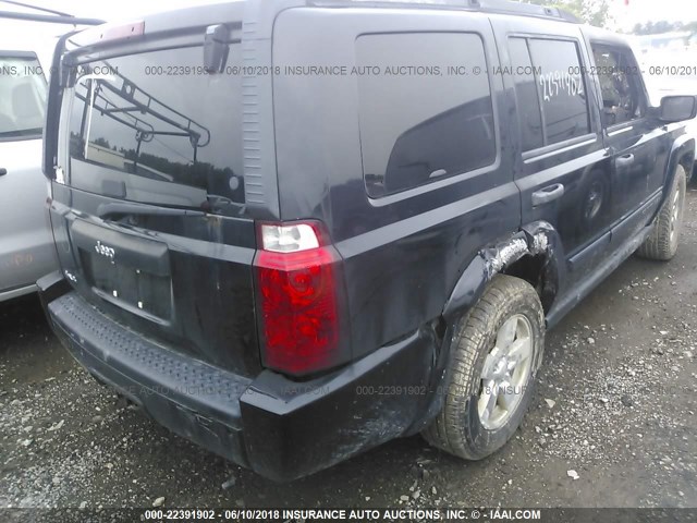 1J8HG48K26C244096 - 2006 JEEP COMMANDER 黑色 照片 4