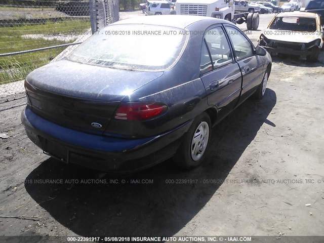 3FAFP13PX1R164948 - 2001 FORD ESCORT BLUE photo 4