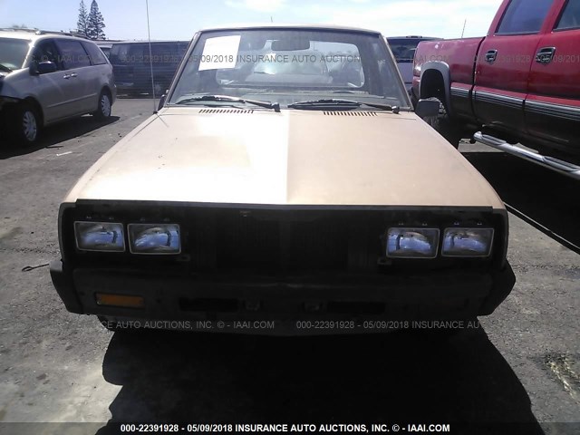 JB7FP24D0FP202707 - 1985 DODGE D50 CUSTOM BROWN photo 6