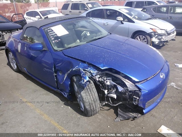 JN1AZ36A44T002997 - 2004 NISSAN 350Z ROADSTER BLUE photo 1