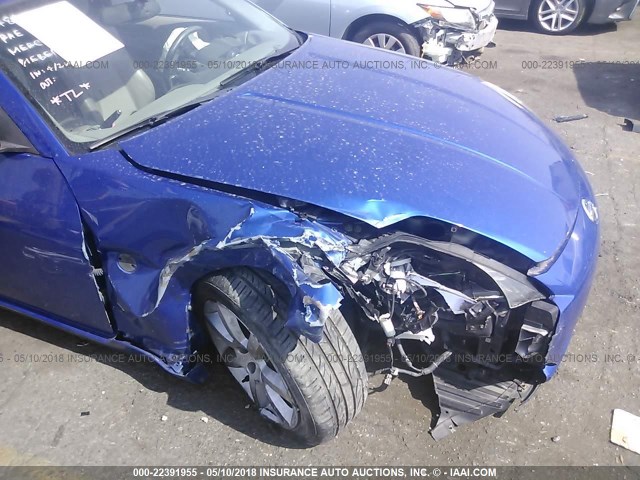 JN1AZ36A44T002997 - 2004 NISSAN 350Z ROADSTER BLUE photo 6