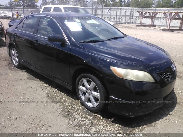 4T1BE46K78U211528 - 2008 TOYOTA CAMRY CE/LE/XLE/SE BLACK photo 1