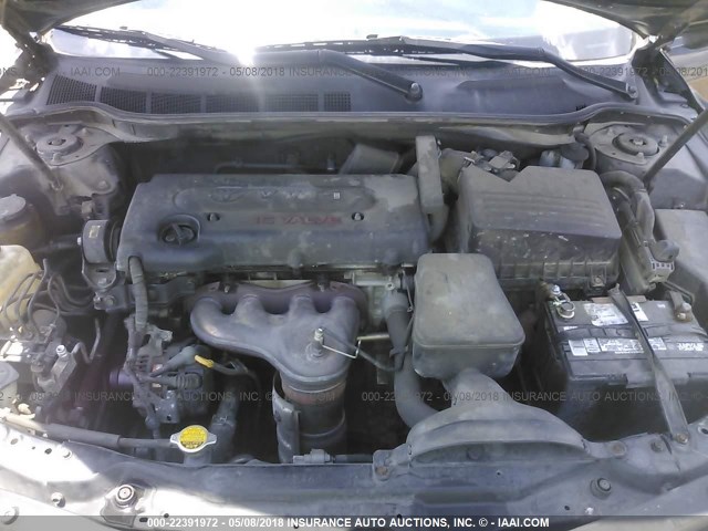 4T1BE46K78U211528 - 2008 TOYOTA CAMRY CE/LE/XLE/SE BLACK photo 10