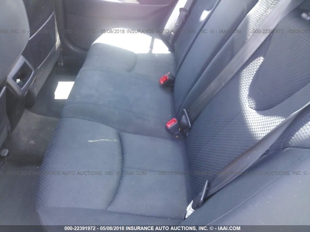 4T1BE46K78U211528 - 2008 TOYOTA CAMRY CE/LE/XLE/SE BLACK photo 8