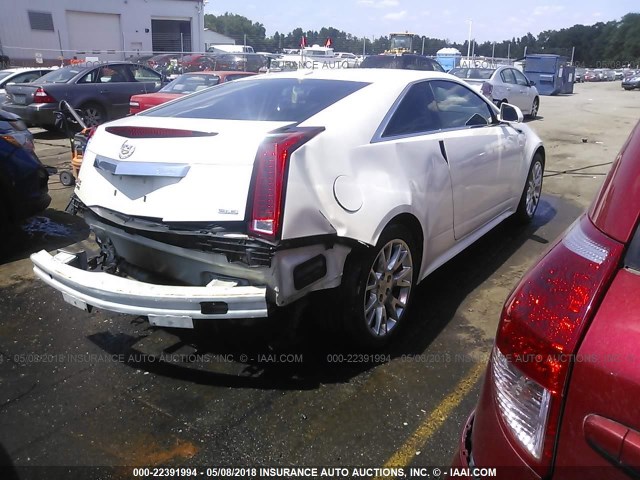 1G6DP1E36C0105932 - 2012 CADILLAC CTS PREMIUM COLLECTION WHITE photo 4