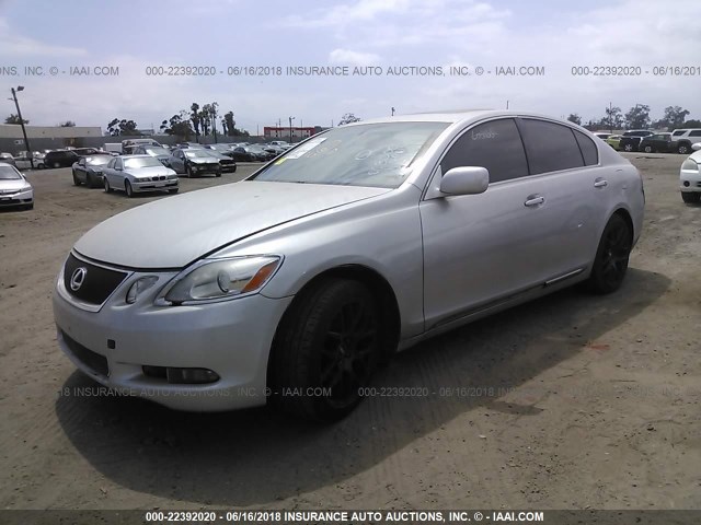 JTHCH96S060008500 - 2006 LEXUS GS GENERATION 200 300 SILVER photo 2