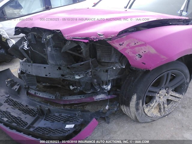 2C3CDXCT6EH114690 - 2014 DODGE CHARGER R/T PINK photo 6