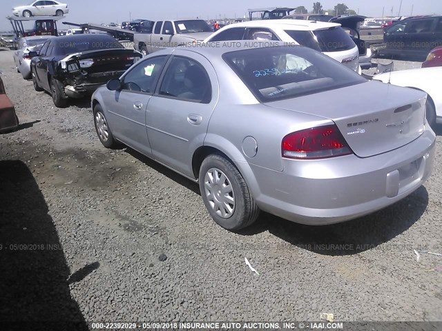 1C3EL46X45N659772 - 2005 CHRYSLER SEBRING SILVER photo 3