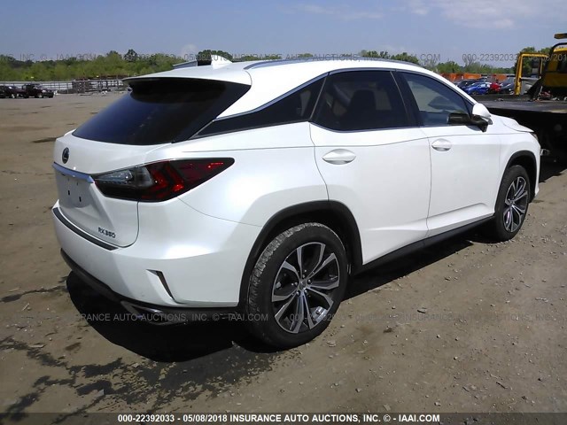 JTJBZMCA8H2026823 - 2017 LEXUS RX 350/BASE/F SPORT WHITE photo 4