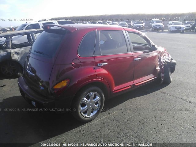 3C4FY58B53T524127 - 2003 CHRYSLER PT CRUISER TOURING RED photo 4