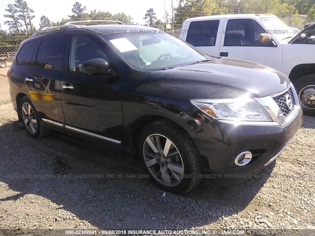5N1AR2MNXEC696508 - 2014 NISSAN PATHFINDER S/SV/SL/PLATINUM 黑色 照片 1