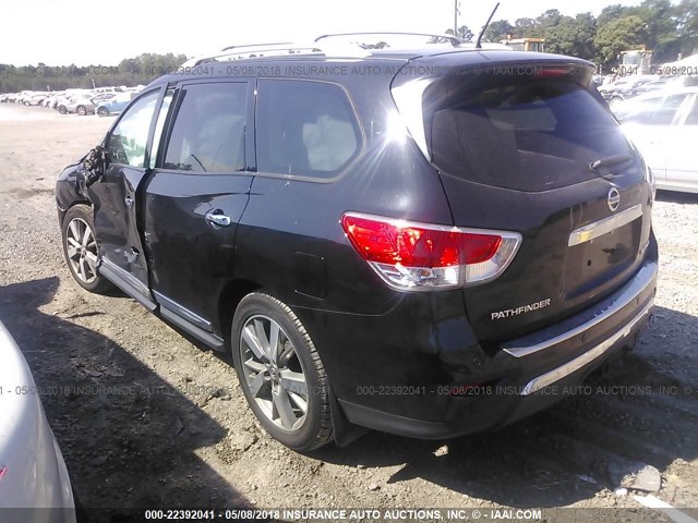 5N1AR2MNXEC696508 - 2014 NISSAN PATHFINDER S/SV/SL/PLATINUM 黑色 照片 3