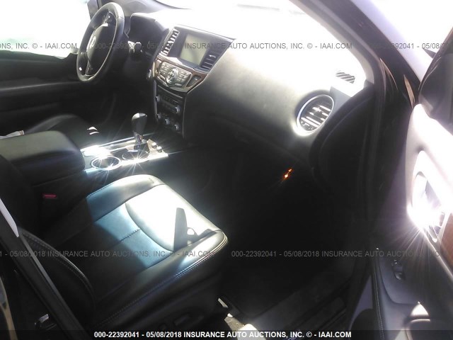 5N1AR2MNXEC696508 - 2014 NISSAN PATHFINDER S/SV/SL/PLATINUM 黑色 照片 5