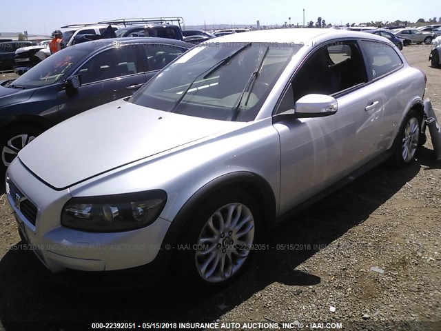 YV1MK672892147572 - 2009 VOLVO C30 T5 SILVER photo 2