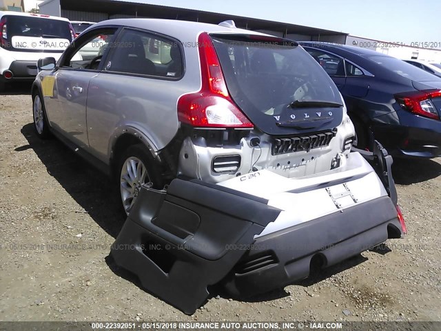 YV1MK672892147572 - 2009 VOLVO C30 T5 SILVER photo 3