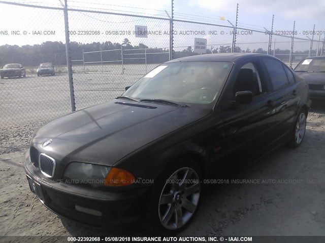 WBAAV33461FU98030 - 2001 BMW 325 I BLACK photo 2