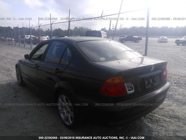 WBAAV33461FU98030 - 2001 BMW 325 I BLACK photo 3