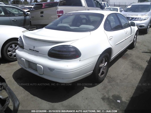 1G2WK52J73F181126 - 2003 PONTIAC GRAND PRIX SE WHITE photo 4