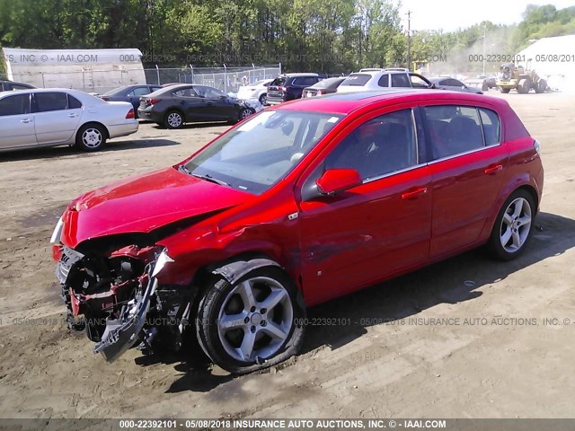 W08AT671185061779 - 2008 SATURN ASTRA XR RED photo 2