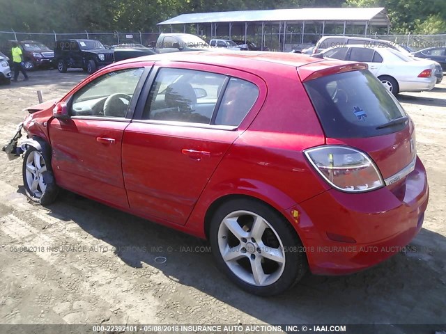 W08AT671185061779 - 2008 SATURN ASTRA XR RED photo 3