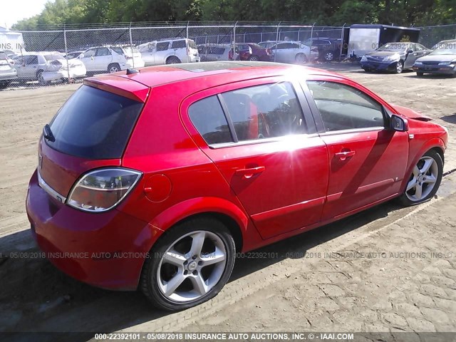 W08AT671185061779 - 2008 SATURN ASTRA XR RED photo 4