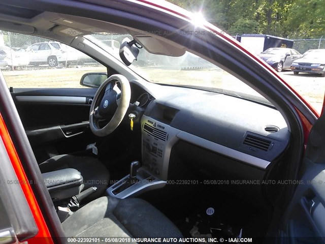 W08AT671185061779 - 2008 SATURN ASTRA XR RED photo 5
