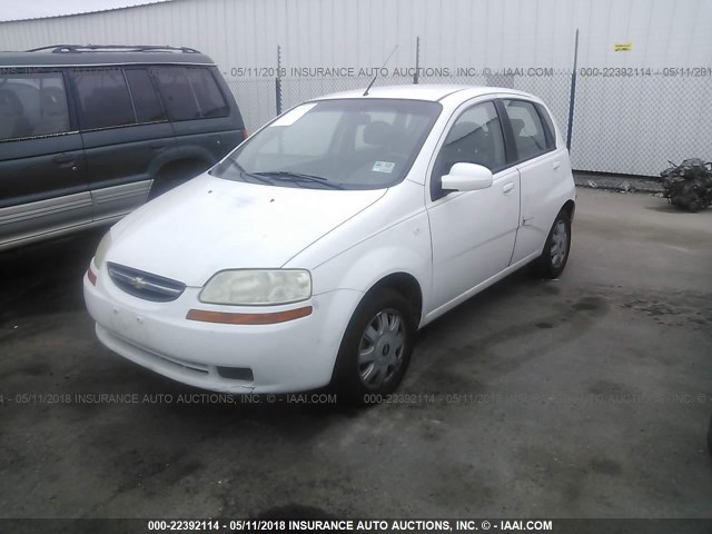 KL1TD66648B264166 - 2008 CHEVROLET AVEO LS 白色 照片 2