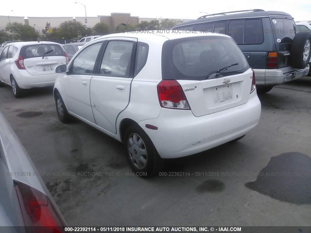 KL1TD66648B264166 - 2008 CHEVROLET AVEO LS 白色 照片 3