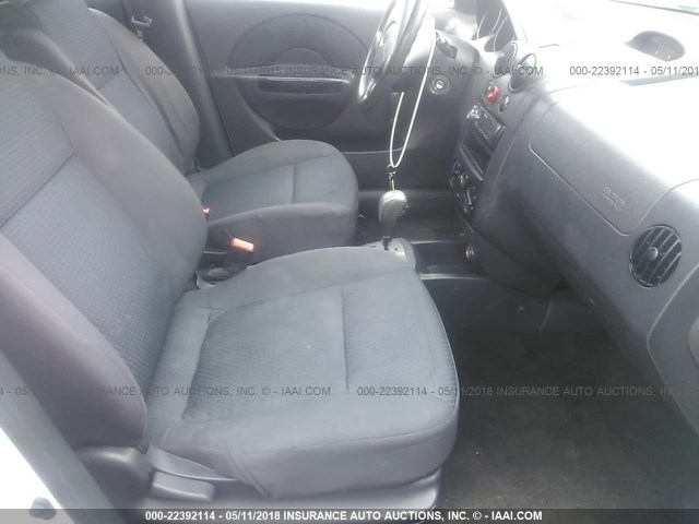 KL1TD66648B264166 - 2008 CHEVROLET AVEO LS 白色 照片 5