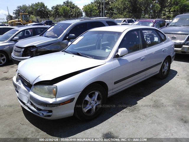 KMHDN56D86U197720 - 2006 HYUNDAI ELANTRA GLS/GT/LIMITED SILVER photo 2