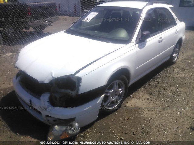 JF1GG67585H808125 - 2005 SUBARU IMPREZA RS WHITE photo 2