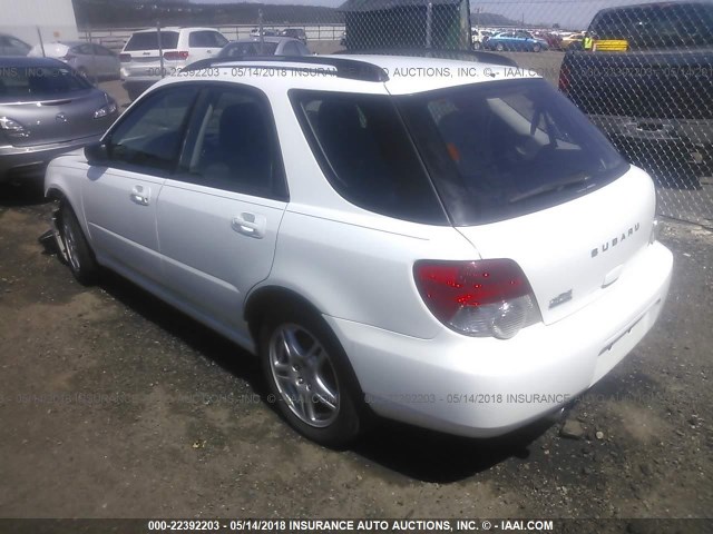 JF1GG67585H808125 - 2005 SUBARU IMPREZA RS WHITE photo 3