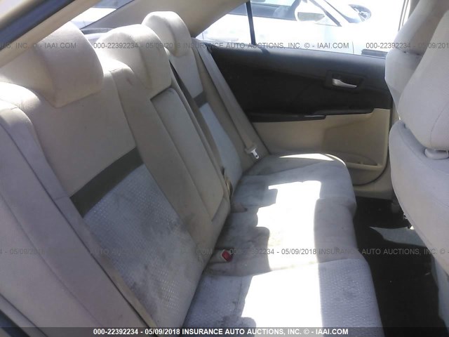 4T4BF1FK3CR234914 - 2012 TOYOTA CAMRY SE/LE/XLE ოქროსფერი ფოტო 8