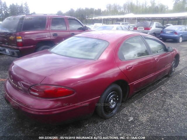 2C3HD46J2XH670500 - 1999 CHRYSLER CONCORDE LXI RED photo 4