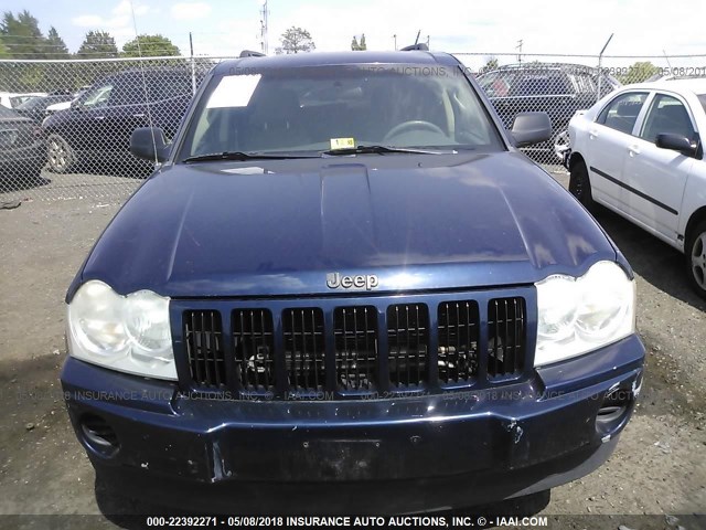 1J4GR48K76C249334 - 2006 JEEP GRAND CHEROKEE LAREDO/COLUMBIA/FREEDOM 蓝色 照片 6