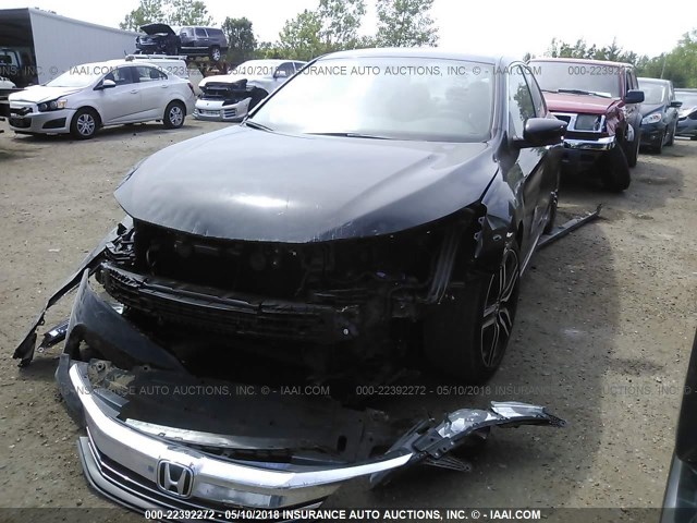 1HGCR2F53GA227349 - 2016 HONDA ACCORD SPORT BLACK photo 2