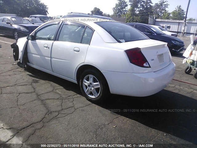 1G8AJ55F87Z128126 - 2007 SATURN ION LEVEL 2 WHITE photo 3