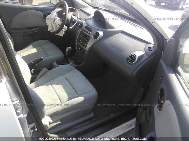 1G8AJ55F87Z128126 - 2007 SATURN ION LEVEL 2 WHITE photo 5
