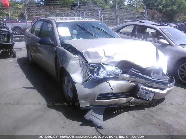 1G1ZT52895F262479 - 2005 CHEVROLET MALIBU LS BROWN photo 1