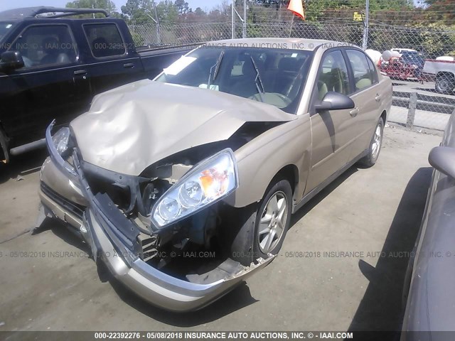 1G1ZT52895F262479 - 2005 CHEVROLET MALIBU LS BROWN photo 2