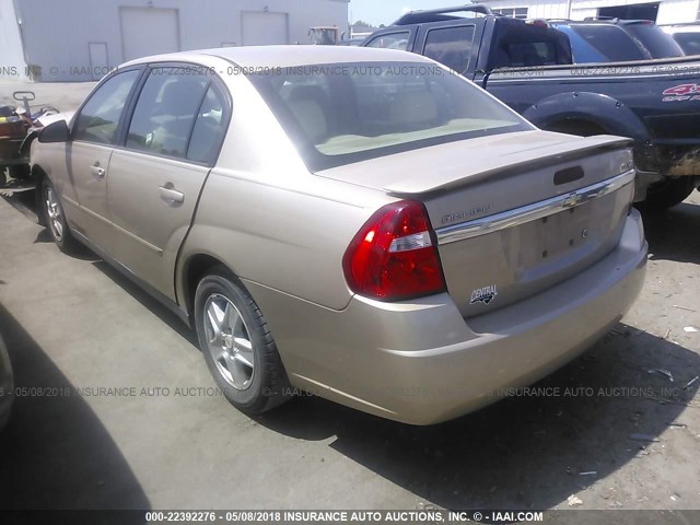 1G1ZT52895F262479 - 2005 CHEVROLET MALIBU LS BROWN photo 3