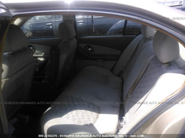 1G1ZT52895F262479 - 2005 CHEVROLET MALIBU LS BROWN photo 8