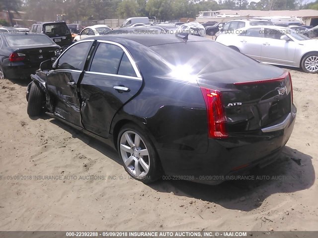 1G6AA5RA4G0115305 - 2016 CADILLAC ATS BLACK photo 3