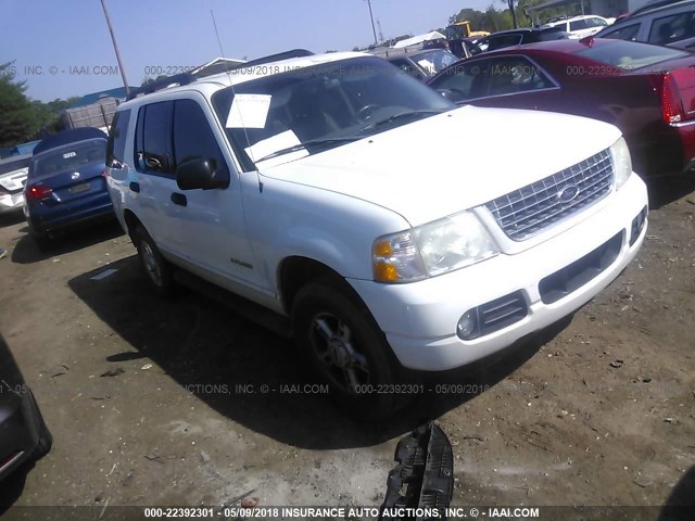 1FMZU63K65UB24765 - 2005 FORD EXPLORER XLT/XLT SPORT/NBX WHITE photo 1