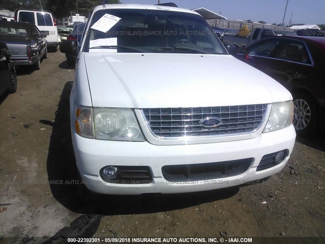 1FMZU63K65UB24765 - 2005 FORD EXPLORER XLT/XLT SPORT/NBX WHITE photo 6