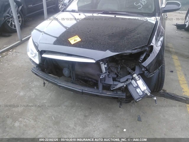 KMHDU46D09U661844 - 2009 HYUNDAI ELANTRA GLS/SE BLACK photo 6