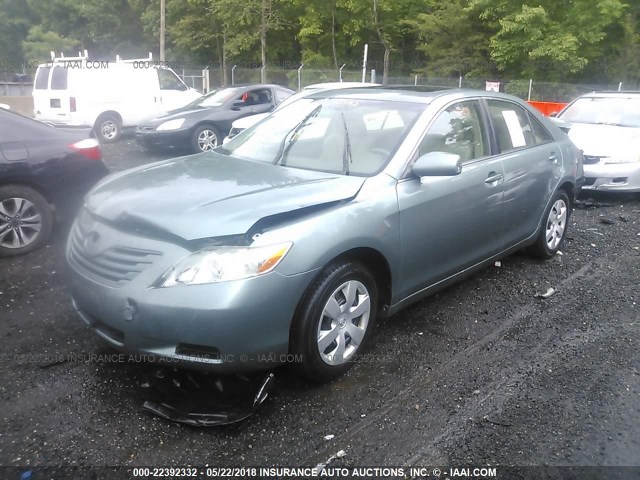 4T1BE46K87U688015 - 2007 TOYOTA CAMRY NEW GENERAT CE/LE/XLE/SE GREEN photo 2