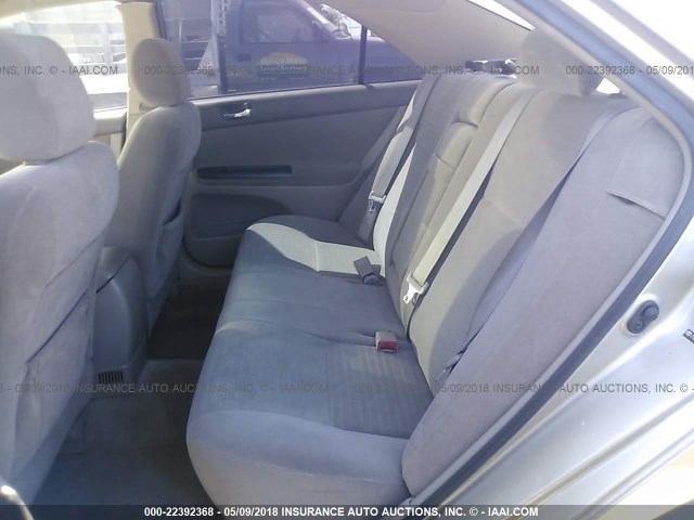 JTDBE32K153030446 - 2005 TOYOTA CAMRY LE/XLE/SE 金色 照片 8